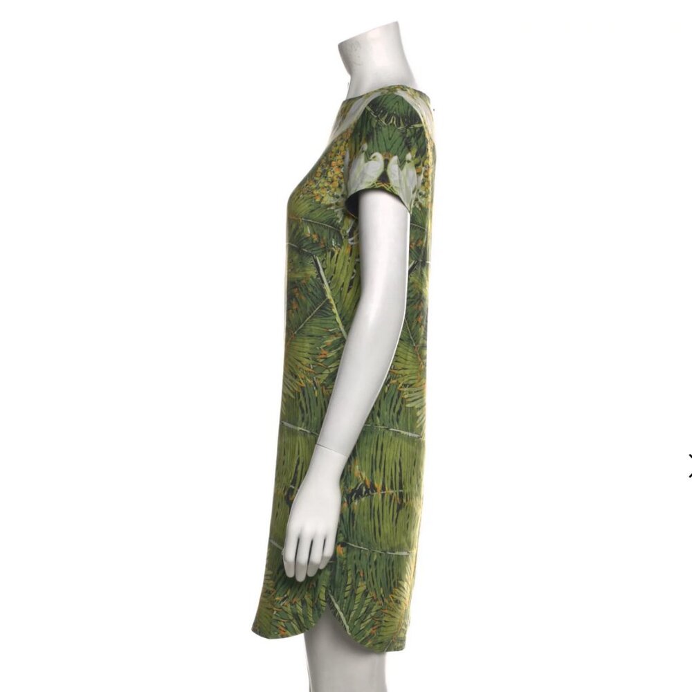 Like New Ted Baker Dondri Tropical Dove Printed Shift Short Dress - Picture 3 of 8